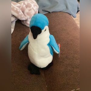 Rocket the Blue Jay Beanie Baby